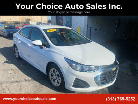 2019 Chevrolet Cruze for sale at Your Choice Auto Sales Inc. in Dearborn MI