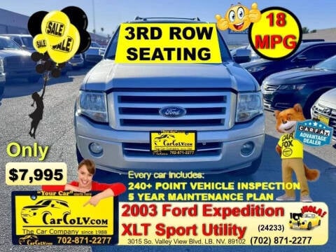 2003 Ford Expedition for sale at The Car Company - Buy Here Pay Here in Las Vegas NV