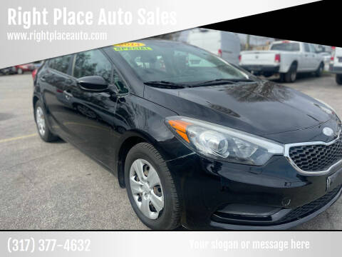 2014 Kia Forte for sale at Right Place Auto Sales LLC in Indianapolis IN