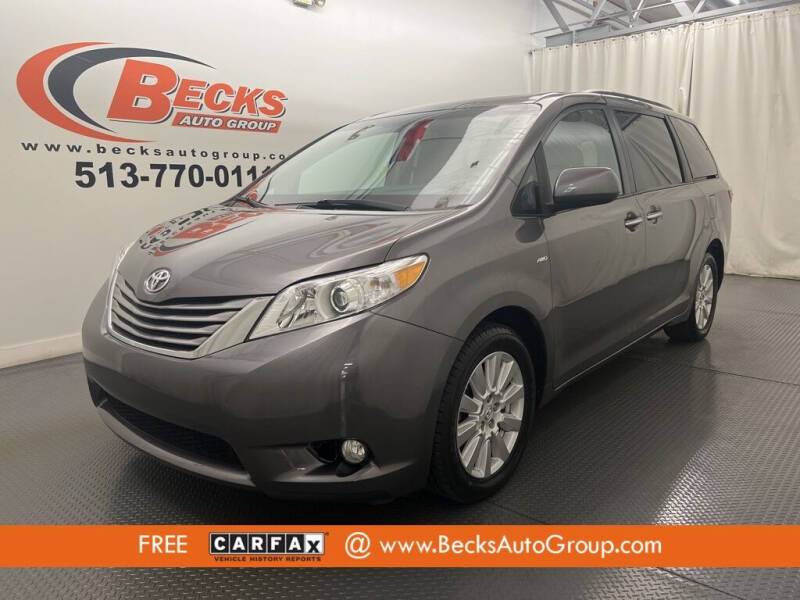 2017 Toyota Sienna for sale at Becks Auto Group in Mason OH