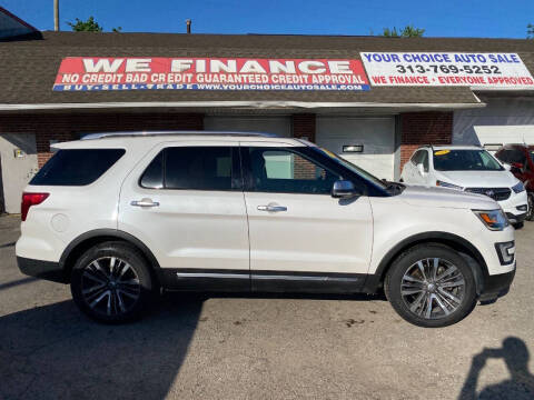 2017 Ford Explorer Platinum