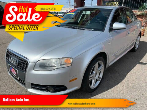 2008 Audi A4 for sale at Nations Auto Inc. in Denver CO