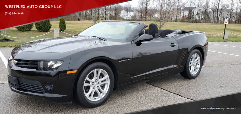 2015 Chevrolet Camaro for sale at WESTPLEX AUTO GROUP LLC in Wright City MO