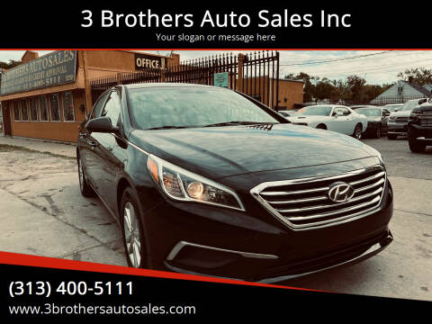 2017 Hyundai Sonata for sale at 3 Brothers Auto Sales Inc in Detroit MI