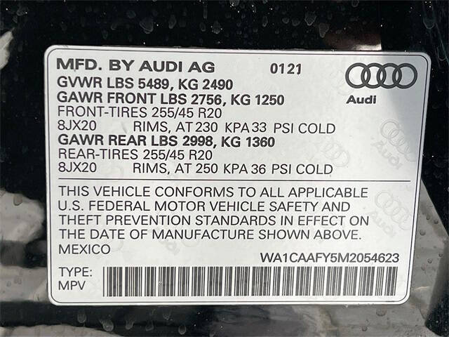 2021 Audi Q5 quattro Prestige 45 TFSI