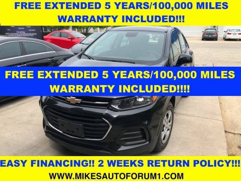 2022 Chevrolet Trax for sale at Mikes Auto Forum in Bensenville IL