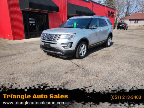 2017 Ford Explorer for sale at Triangle Auto Sales in Forest Lake MN