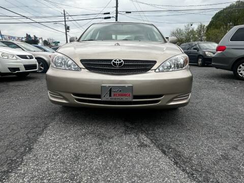 2002 Toyota Camry for sale at AUTO XCHANGE in Asheboro NC