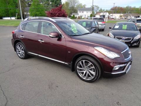 2017 Infiniti QX50 for sale at BETTER BUYS AUTO INC in East Windsor CT