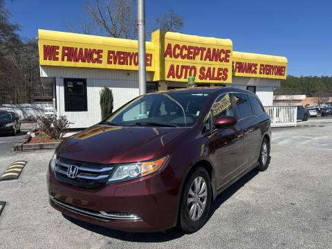2016 Honda Odyssey for sale at Acceptance Auto Sales in Lithia Springs GA