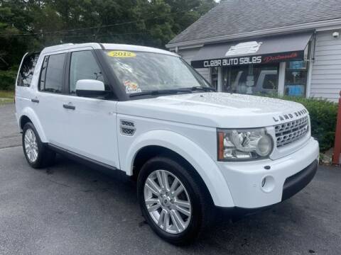 2012 Land Rover LR4 for sale at Clear Auto Sales in Dartmouth MA