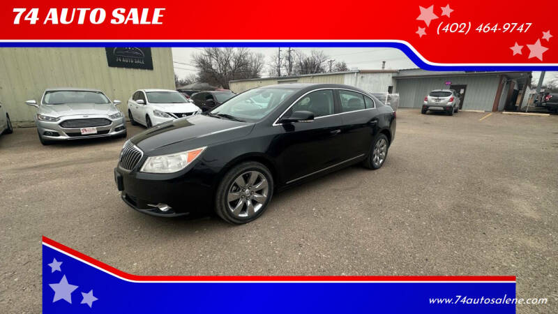 2013 Buick LaCrosse for sale at 74 AUTO SALE in Lincoln NE