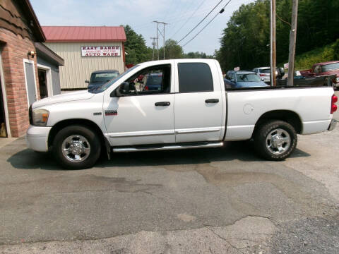 2008 Dodge Ram 2500 for sale at East Barre Auto Sales, LLC in East Barre VT