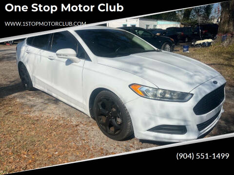 2016 Ford Fusion for sale at One Stop Motor Club in Jacksonville FL