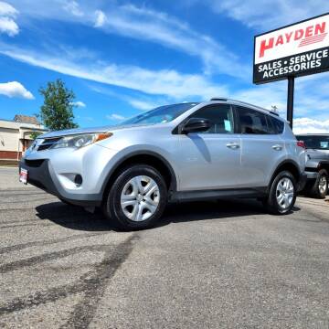 2013 Toyota RAV4 for sale at Hayden Cars in Coeur D Alene ID