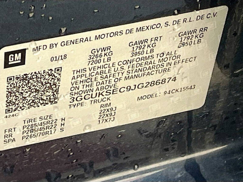 2018 Chevrolet Silverado 1500