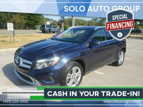 2017 Mercedes-Benz GLA for sale at SOLOAUTOGROUP in Mckinney TX