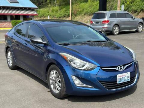 2016 Hyundai Elantra for sale at Riverside Automotive in Camas WA