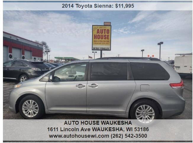 2014 Toyota Sienna for sale at AUTO HOUSE WAUKESHA in Waukesha WI