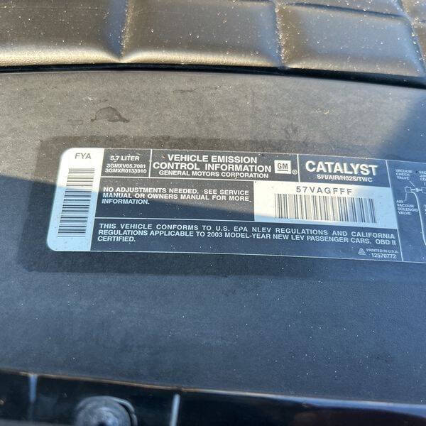 2003 Chevrolet Corvette 31