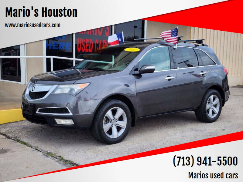 2011 Acura MDX for sale at Mario's Houston in Houston TX