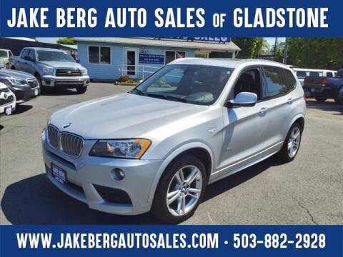 2013 BMW X3 for sale at Jake Berg Auto Sales in Gladstone OR