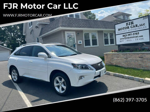2013 Lexus RX 350 for sale at FJR Motor Car LLC in Mine Hill NJ