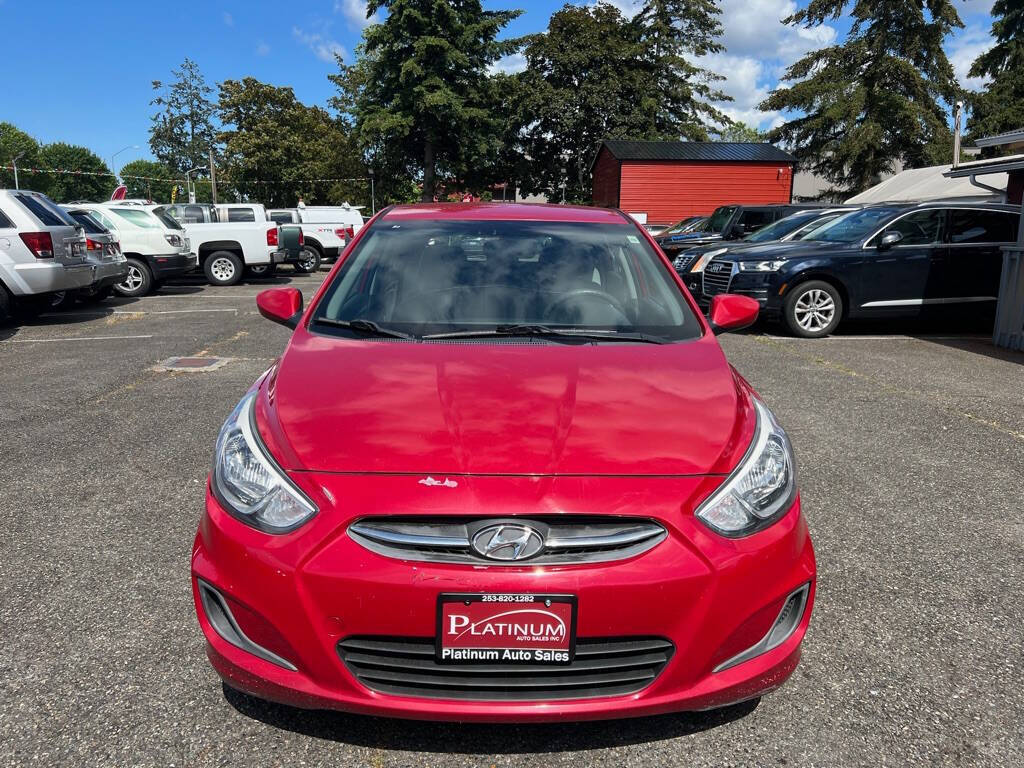 2017 Hyundai ACCENT for sale at PLATINUM AUTO SALES INC in Lacey, WA