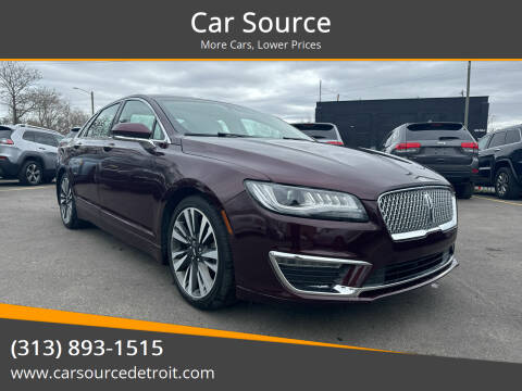 2018 Lincoln MKZ for sale at Car Source in Detroit MI