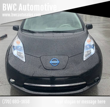 2012 Nissan LEAF for sale at BWC Automotive in Kennesaw GA