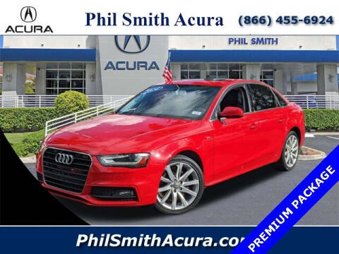 2014 Audi A4 for sale at PHIL SMITH AUTOMOTIVE GROUP - Phil Smith Acura in Pompano Beach FL