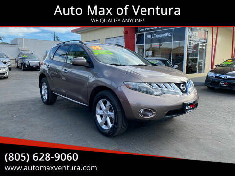 2009 Nissan Murano for sale at Auto Max of Ventura in Ventura CA