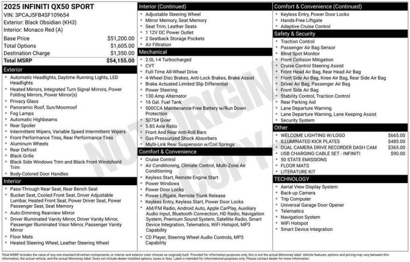 2025 Infiniti QX50 Sport