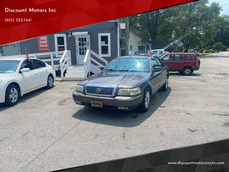 2007 Mercury Grand Marquis for sale at Discount Motors Inc in Nashville TN