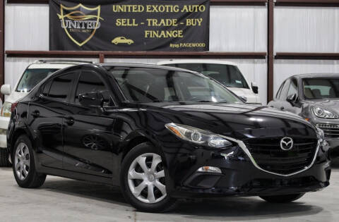 2016 Mazda MAZDA3 for sale at United Exotic Auto in Houston TX