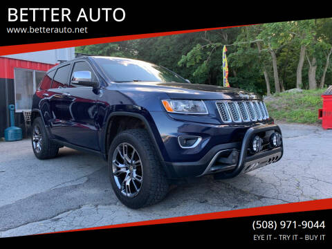 2014 Jeep Grand Cherokee for sale at BETTER AUTO in Attleboro MA