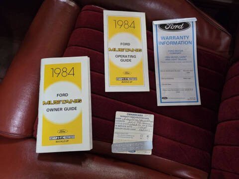 1984 Ford Mustang SVO Turbo