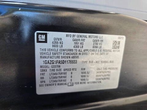 2013 Chevrolet Express LT 3500