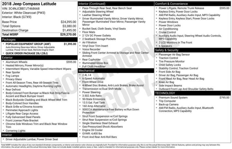 2018 Jeep Compass Latitude