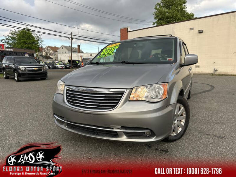 2016 Chrysler Town and Country for sale at Elmora Motor Sport in Elizabeth NJ