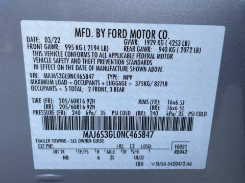 2022 Ford EcoSport SE