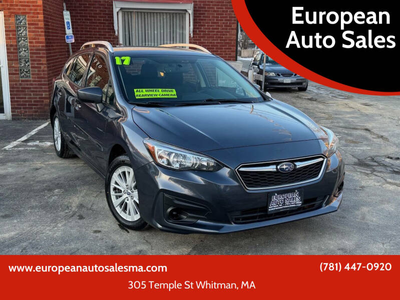 2017 Subaru Impreza for sale at European Auto Sales in Whitman MA