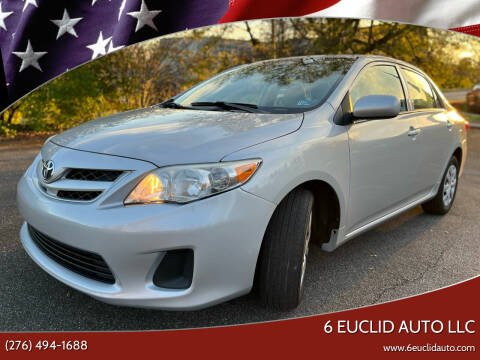 2012 Toyota Corolla for sale at 6 Euclid Auto LLC in Bristol VA