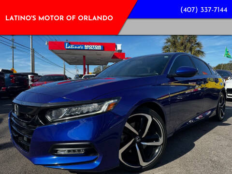 2020 Honda Accord for sale at LATINO'S MOTOR OF ORLANDO in Orlando FL