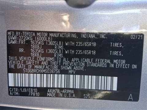 2021 Toyota Highlander Hybrid XLE