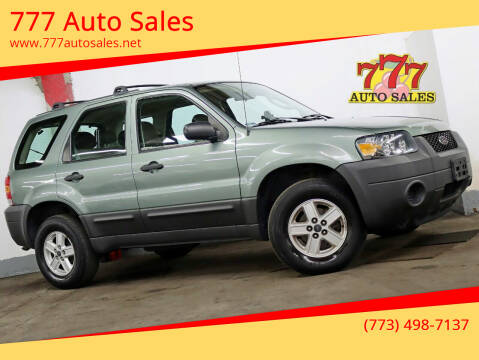 2007 Ford Escape for sale at 777 Auto Sales in Bedford Park IL