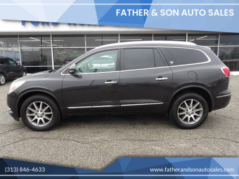 2016 Buick Enclave for sale at Father & Son Auto Sales in Dearborn MI