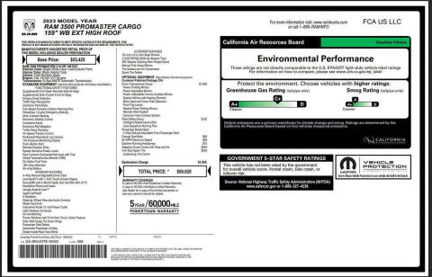 2023 RAM ProMaster 3500 159 WB