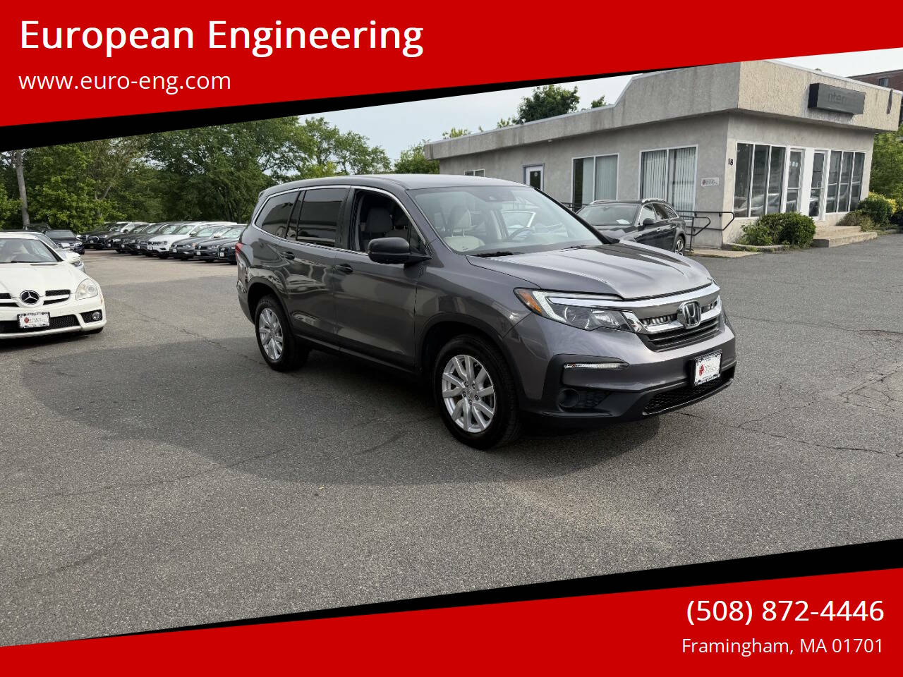 Dk. Gray 2019 Honda Pilot LX AWD LX 4dr SUV 1