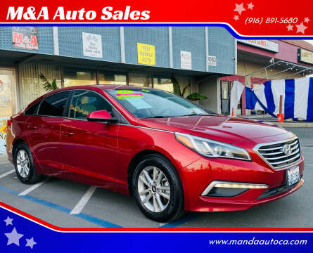 2015 Hyundai Sonata for sale at M&A Auto Sales in Sacramento CA